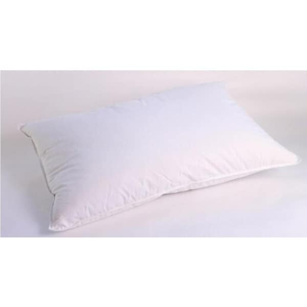 Duck Feather & Down King Pillow Set with&nbsp;Crisp King Pillowcase &&nbsp;Belissimo King Pillow Protectors Twin Pack