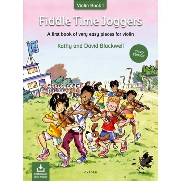 Fiddle Time Joggers Violin Bk/Ola 3Rd Edition Sftcvr/Online Audio (Violin)