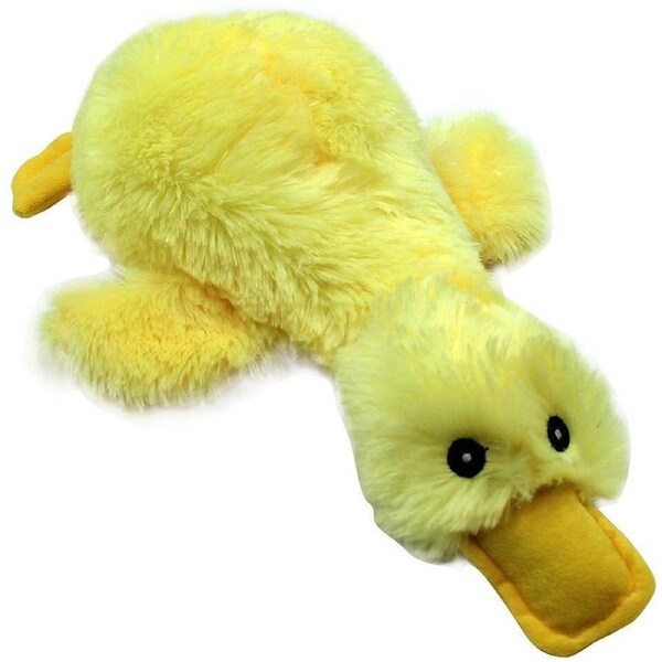 Ozoffer Plush Duck with squeek 21cm for cat & dog