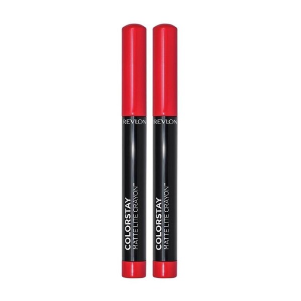 2 x Revlon ColorStay Matte Lite Crayon 1.4g - 010 Air Kiss