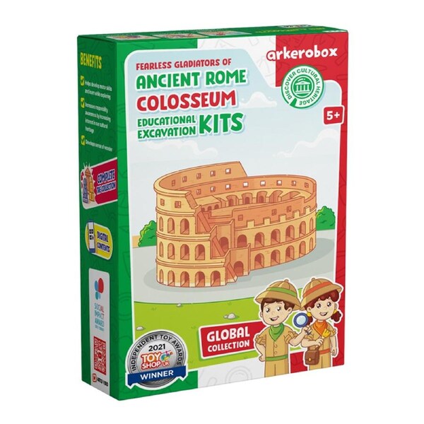 Arkerobox Ancient Rome Colosseum Educational Excavation Kits Kids/Children 5y+