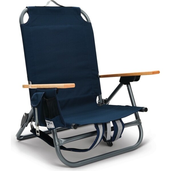 Sport Brella Sunsoul Folding Backpack Outdoor Beach/Camping Chair/Seat Blue