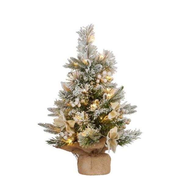 Frosted Colonial Pre-Lit Tree 2ft 61cm