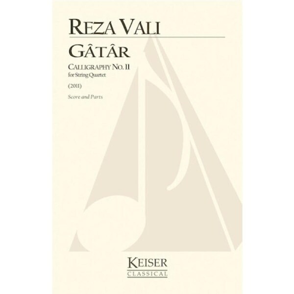 Vali - Gatar Calligraphy No 11 String Quartet Sc/Pts (Pod) Score/Parts (Viola-Cello-2 Violins)