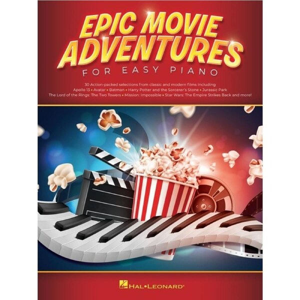 Epic Movie Adventures For Easy Piano Softcover Book (Piano)