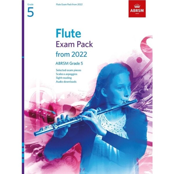 ABRSM Flute Exam Pack From 2022 Grade 5 Bk/Ola Sftcvr/Online Audio (Flute)