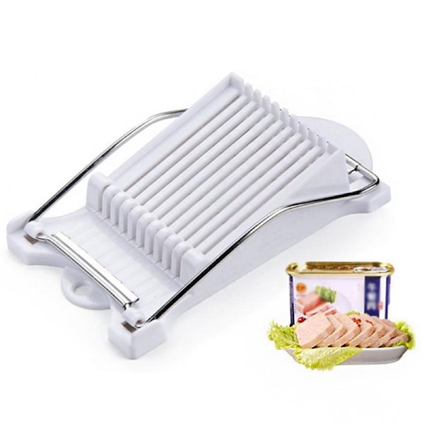 Luncheon Meat Slicer Cutter With10 Cutting Stainless Steel Wire