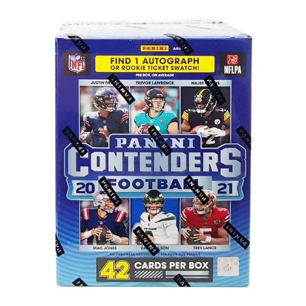 PANINI 2021- 22 Contenders Football (Hobby) Blaster Sealed box trading cards