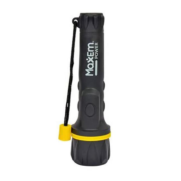 Ozoffer LED Rubber Torch Body Heavy Duty LED Torches Water Resistant Durable 24 Lumens