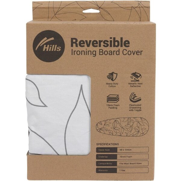Hills Reversible Floral Ironing Board Cover