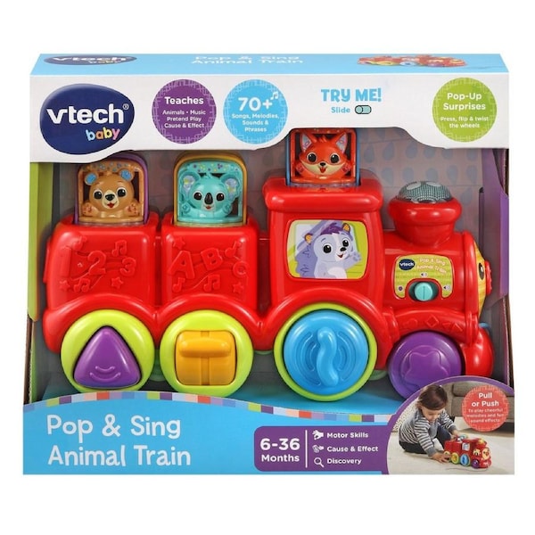 Vtech - Pop & Sing Animal Train