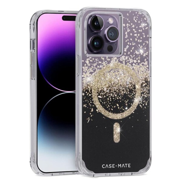 Case-Mate Karat Onyx MagSafe Case (Suits iPhone 14 Pro)