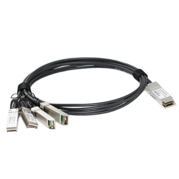 1M QSFP+ ( 40G ) To 4x SFP+ ( 10G ) Splitter Cable [CB-QSFP-4SFP-1M]