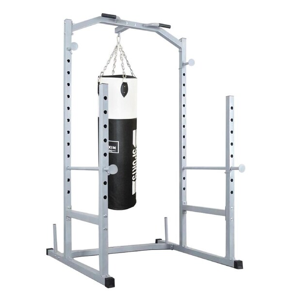 Power Cage - Power Rack - Squat - Weight Bench Press + 30kg Boxing Punching Bag