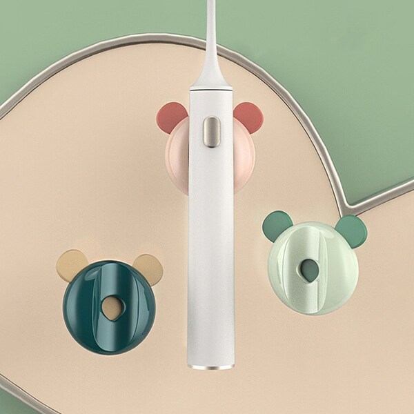6Pcs Magnetic suction electric toothbrush holder punch-free toothbrush holder