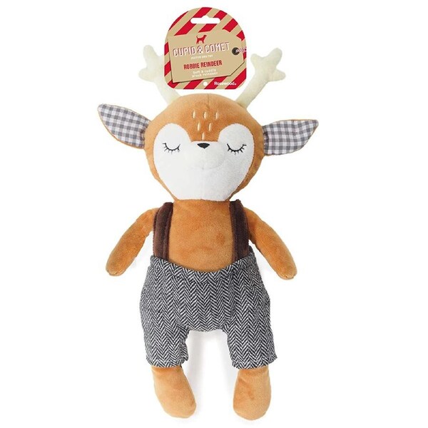 Rosewood Cupid & Comet 40x21cm Robbie Reindeer Pet Dog Toy Interactive Play