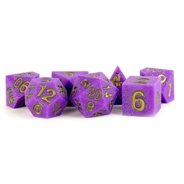 MDG Sharp Edge Silicone Rubber Dice Set 16mm - Regal Ricochet