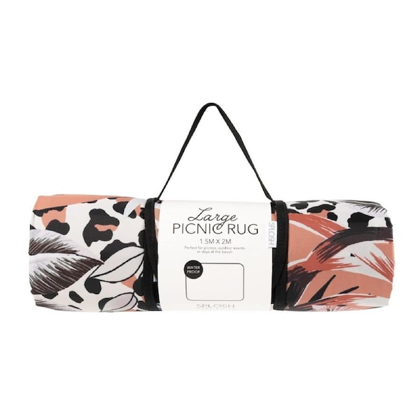 WoodWick Leopard Large Picnic Rug Mat