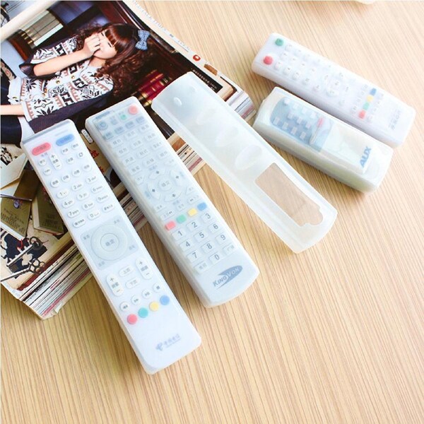 Silicone Remote Control TV Air Condition Protective Case Clear Protector Case