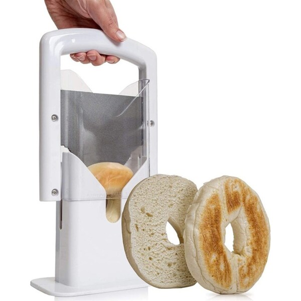 Bagel Slicer Kitchen Baking Tool-White