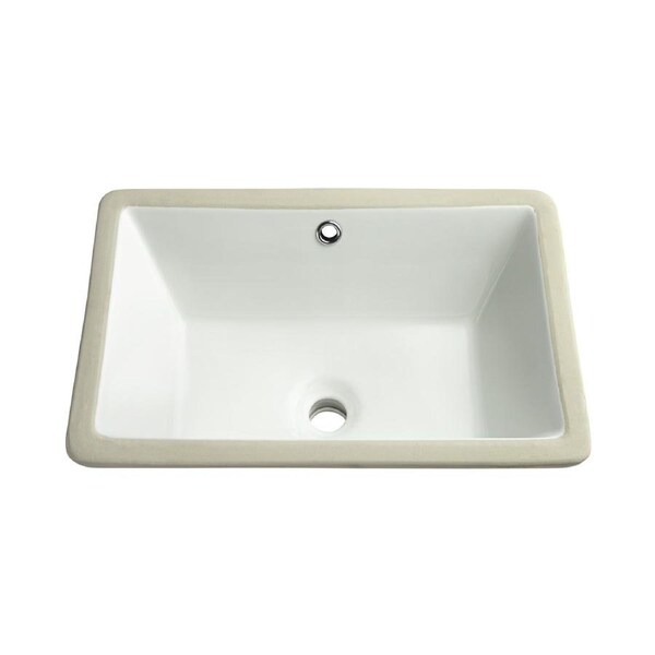 525x345x180mm Bathroom Vanity White Ceramic Wash Basin Insert Sink Under Mounted