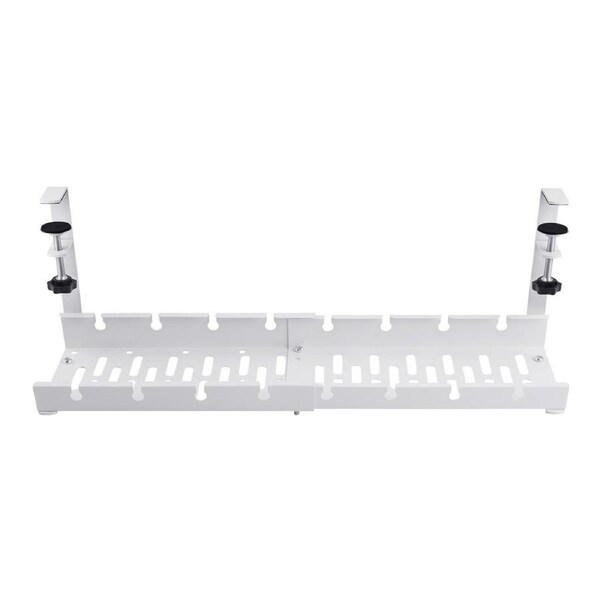 Under Desk Cable Management Tray White
