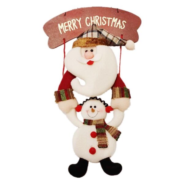 Christmas Santa Snowman Reindeer Christmas Hanging Pendant Doll Decoration