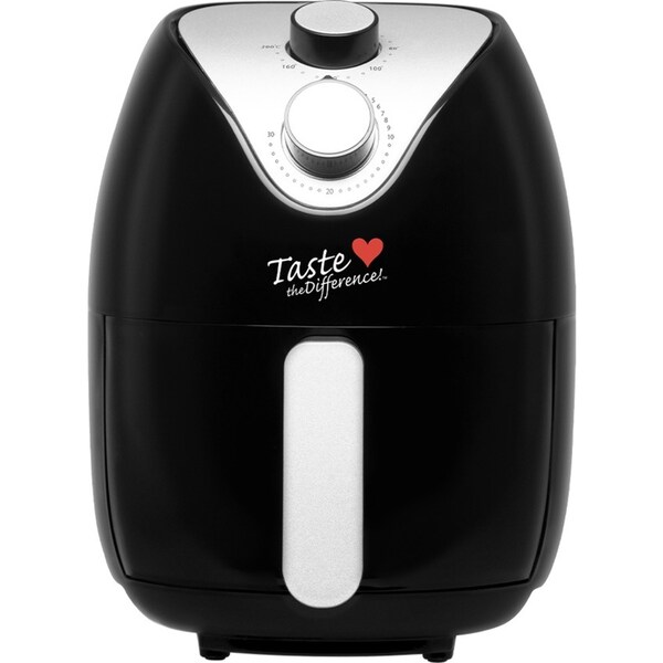 Taste the Difference Electric Air Fryer Cooker w/Grill Tray/Non Stick 1000W 1.8L
