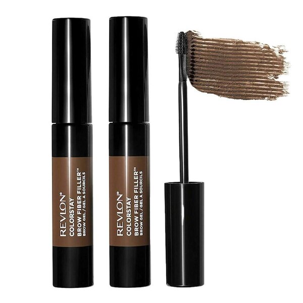 Revlon ColorStay Brow Fiber Filler 6.8g 303 MEDIUM BROWN - 2 pack