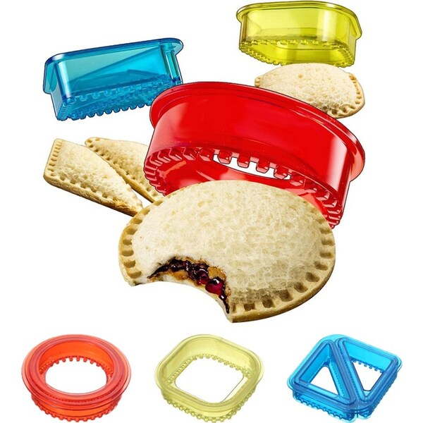 3 Pcs Sandwich Cutter And Sealer Decruster Sandwich Maker Sandwich Mold