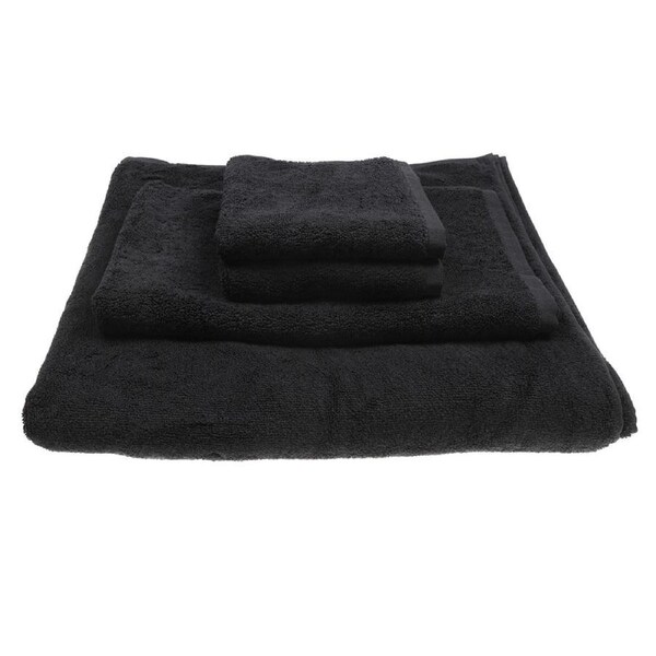 VICE & ANCHOR 4 Piece Bath Towel Set - Black - 100% Cotton - Made in Australia