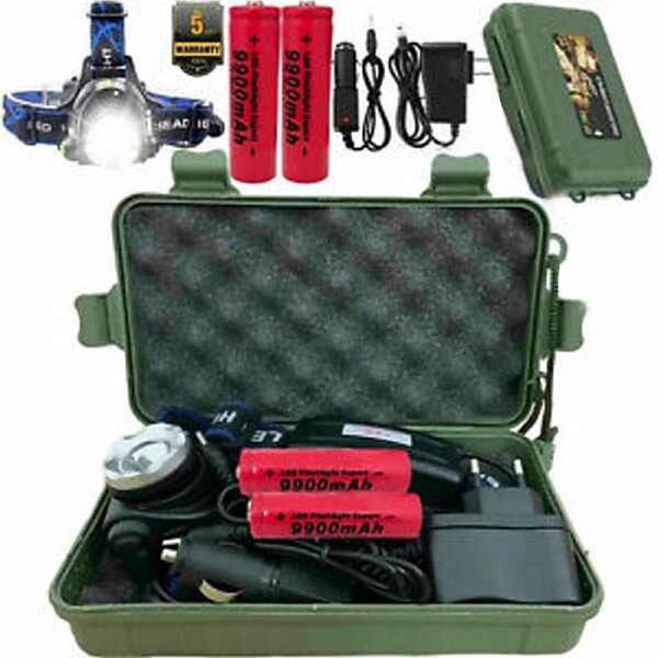 Rechargeable Zoomable LED Working Torch Light Lamp