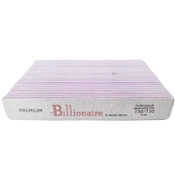 Billionaire - Nail Files Premium Buffer Gray Square Fine 150/150 Grit 25 pcs