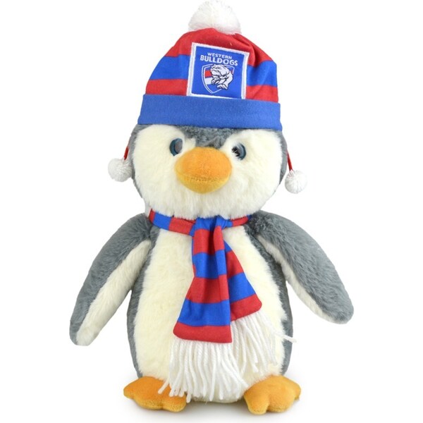 Korimco 27cm AFL Penguin w/ Bulldogs Soft Stuffed Toy Animal Plush Kids 3y+