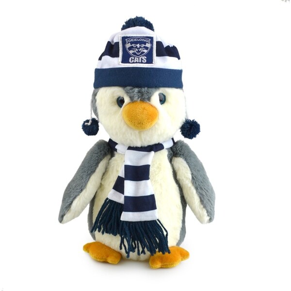 Korimco 27cm AFL Penguin Geelong Soft Stuffed Toy Animal Plush Kids/Child 3y+