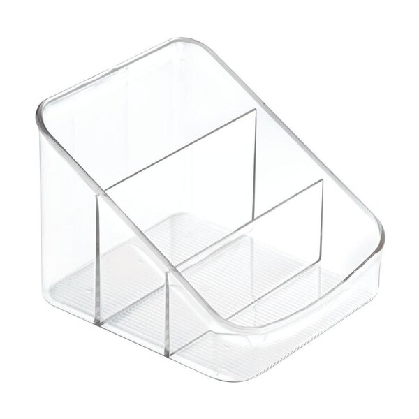 iDesign Linus 15.5x13cm 3-Tier Coffee/Tea Packet Storage Kitchen Organiser Clear