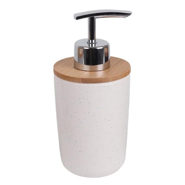 Eco Basics Soap Pump Bathroom/Sink Shampoo/Lotion/Liquid Bottle Dispenser White