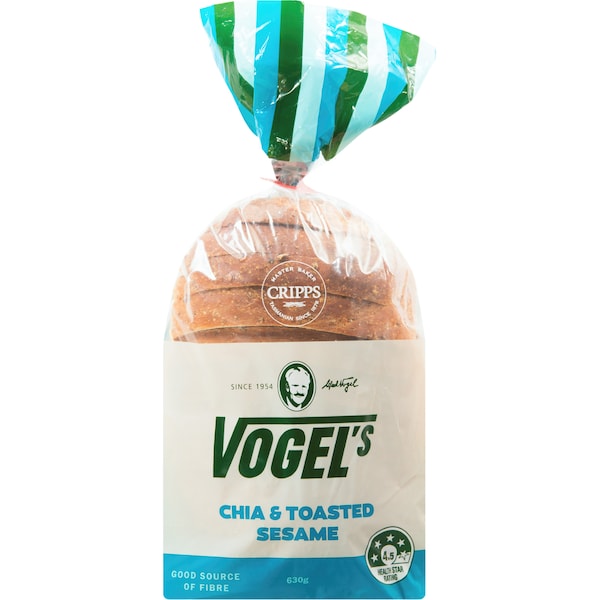 Vogels Chia & Toasted Sesame Seed Loaf 630g