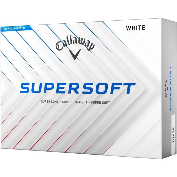 Callaway Supersoft White Golf Balls 1 Dozen