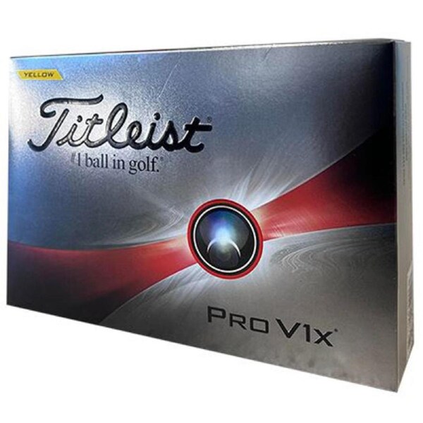 Brand New Titleist Pro V1x Yellow Golf Balls 1 Dozen