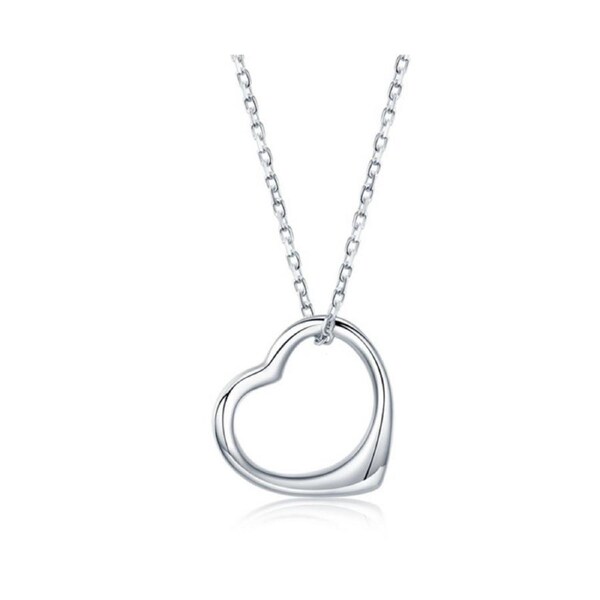 Sterling Silver Tiffany's Heart Pendant
