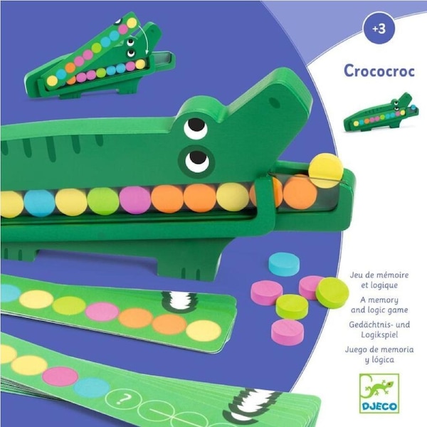 Djeco - Crococroc Wooden Game