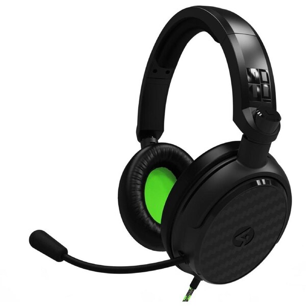 4Gamers C6-100 Gaming Headset - Black/Green
