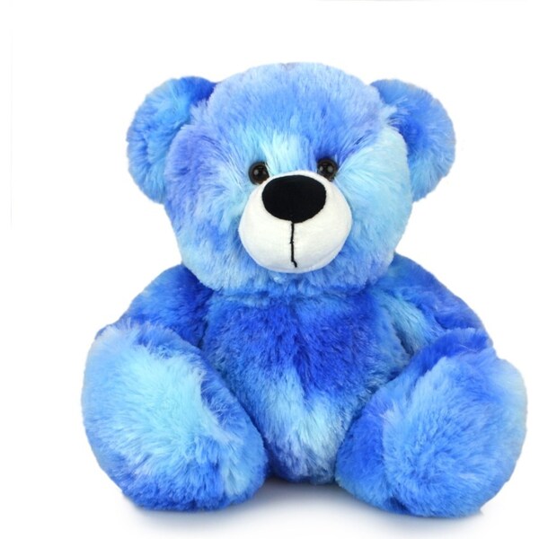 My Buddy Bear 23cm Elec Blue Plush Teddy Bear Stuffed Animal Kids Soft Toy 3y+