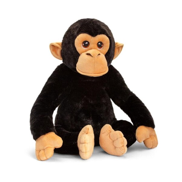 Keeleco 45cm Wild Chimp Stuffed Animal Kids/Children Soft Plush Toy 3y+ Brown