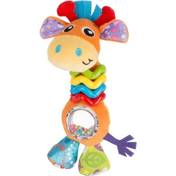 Playgro 23cm Bead Buddy Giraffe Soft Interactive Activity Toy Baby/Kids 3y+