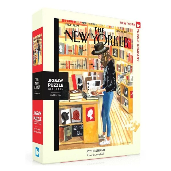 1000pc The New Yorker 48x66cm Jigsaw Puzzle At the Strand Fun Play Toy Kids 7y+