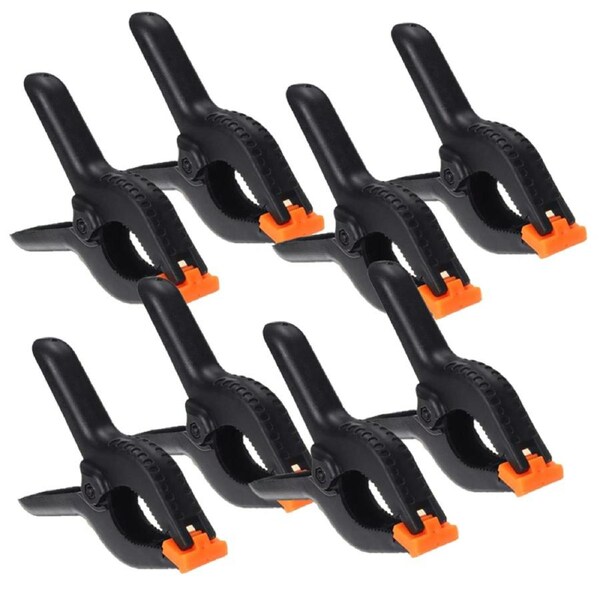 Ozoffer 8Pcs Spring Clip Adjustable Clip Woodworking Clamp Photography Studio Clip