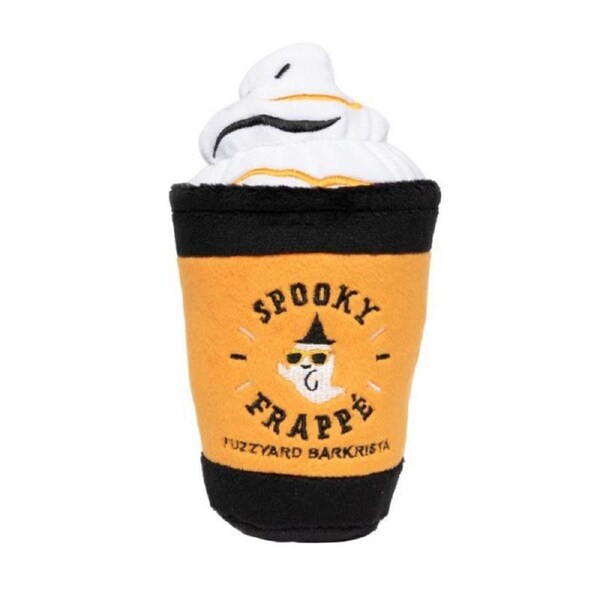 Spooky Frappe Halloween Soft Dog & Puppy Toy by FuzzYard (15x9cm)