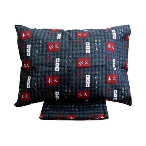 Easy Care Kids Polyester Cotton Printed Quilt Cover Set Oriental Words Single